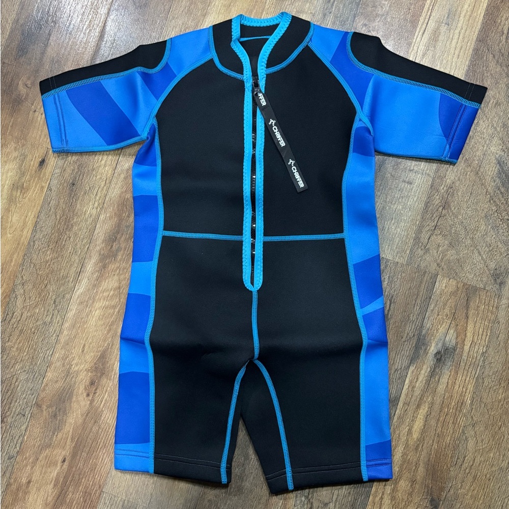 Kids Blue and Black Swim Suit
